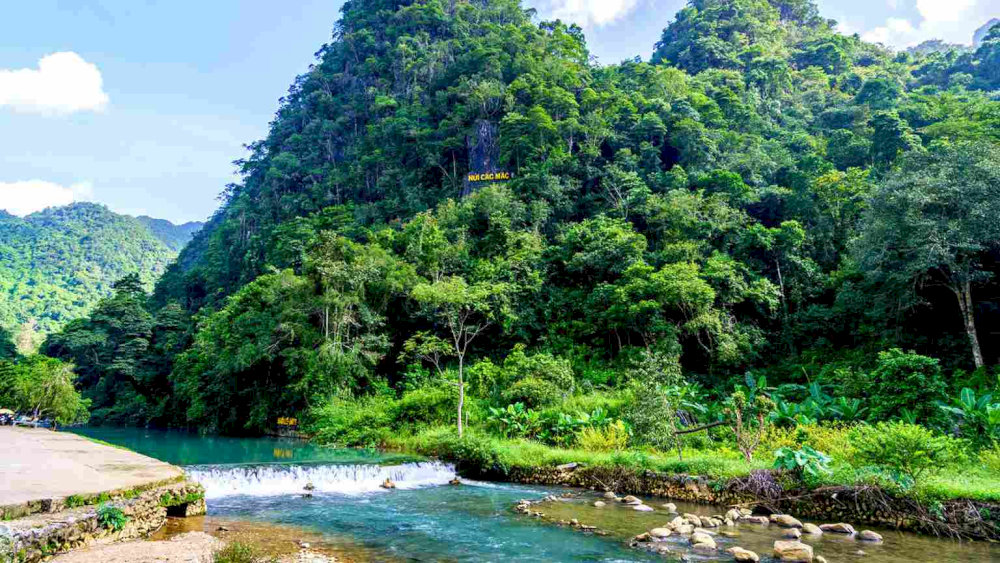 Pac Bo Cave is situated within the Pac Bo Historical Site
